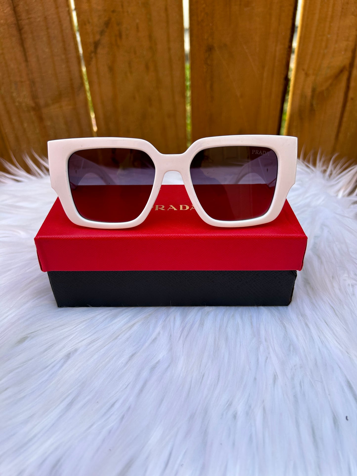 P white Sunglasses